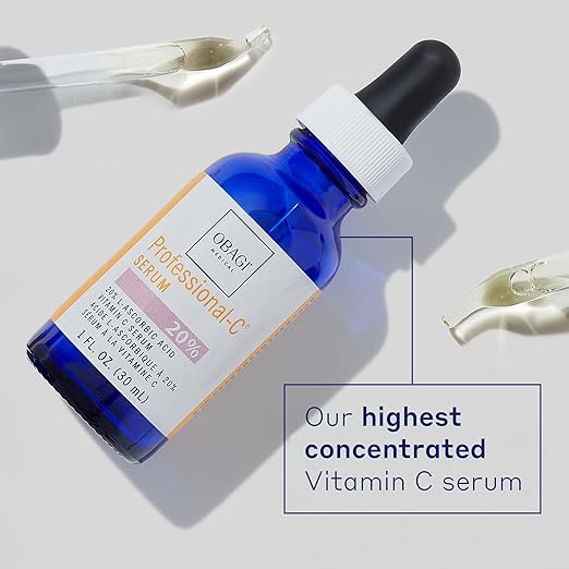 Professional-C Vitamin C Serum – Helps Brighten Skin Tone and Minimize the Appearance of Fine Lines & Wrinkles – Safe for Sensitive Skin