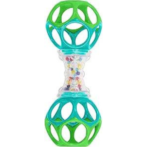 Bright Starts Oball Shaker Rattle Toy, Ages Newborn Plus