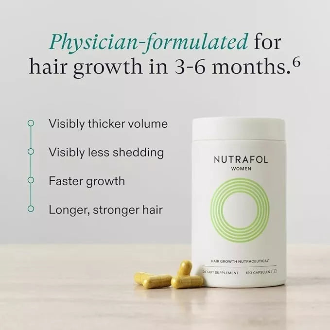 New Women's Hair Growth Supplements, Ages 18-44